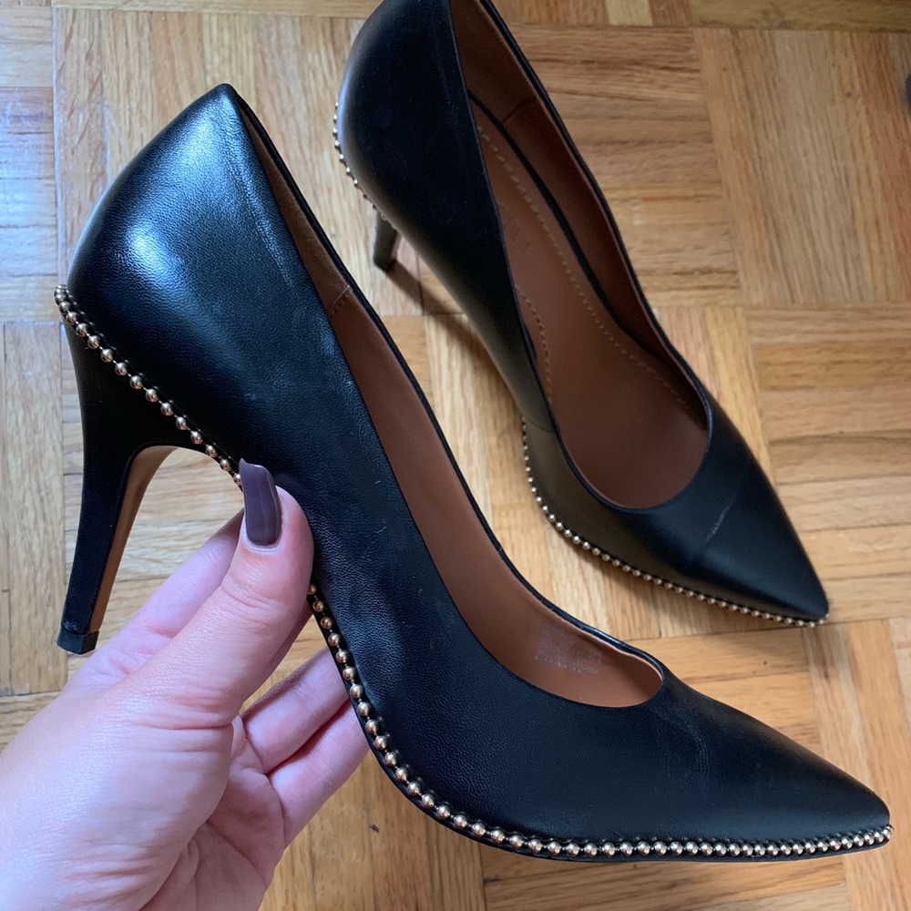 COACH Black dress shoes, pumps